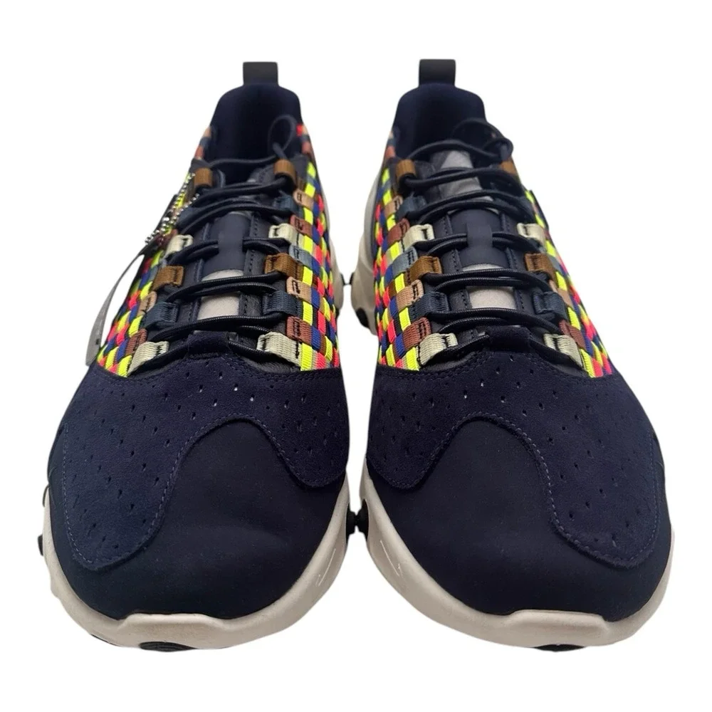 Nike React‎ Sertu Shoes Mens 8.5 Blackened Blue Black Sail Sneakers AT5301-400
